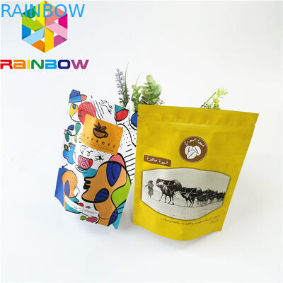 O costume imprimiu o fechamento laminado saco do fecho de correr do empacotamento de alimento da folha de alumínio para a carne de vaca seca