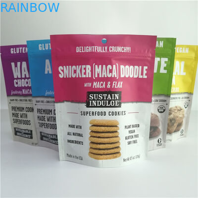 o zíper 200g de alumínio levanta-se os malotes que embalam a impressão feita sob encomenda do Gravure para a proteína