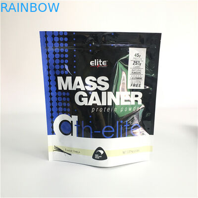 o zíper 200g de alumínio levanta-se os malotes que embalam a impressão feita sob encomenda do Gravure para a proteína