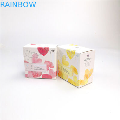 Presente do cartão do papel de pouco peso que empacota a cor dobrável da caixa CMYK para o perfume