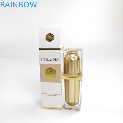 Logotipo personalizado de empacotamento da caixa de papel do cosmético da cor de CMYK para o empacotamento do óleo essencial