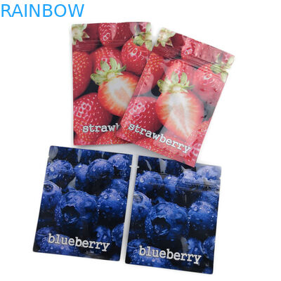 Malotes plásticos do sabor THC Gummies do fruto que empacotam o saco liso com Ziper sem perigo para as crianças