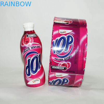 O Pvc aquece a etiqueta da luva plástica do psiquiatra para a etiqueta da garrafa do suco/da garrafa envoltório do psiquiatra para a garrafa da bebida