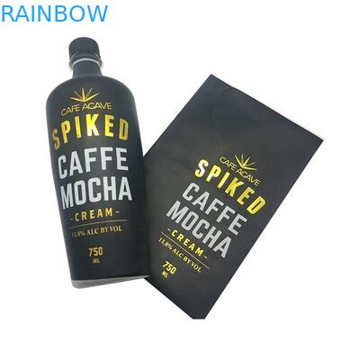 Etiquetas plásticas da luva de psiquiatra de calor da garrafa de água, impressão da luva do psiquiatra de Digitas