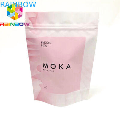 Malotes plásticos de sal de banho de Cbd do revestimento de Matt que empacotam a folha de alumínio Resealable para o alimento