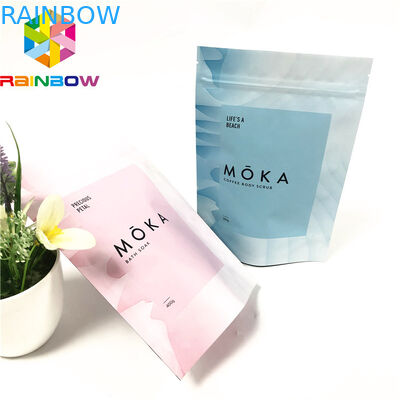 Malotes plásticos de sal de banho de Cbd do revestimento de Matt que empacotam a folha de alumínio Resealable para o alimento