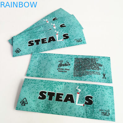 Três malotes plásticos do selo lateral que empacotam o saco superior do zíper para o cannabis da erva daninha de CBD