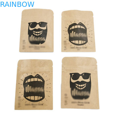 O empacotamento de alimento levanta-se o Ziplock reciclado malote do saco de plástico do zíper para porcas