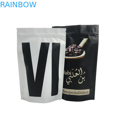 A embalagem Nuts de empacotamento do alimento de Mylar do petisco dos saquinhos de chá da parte inferior lisa levanta-se na prateleira