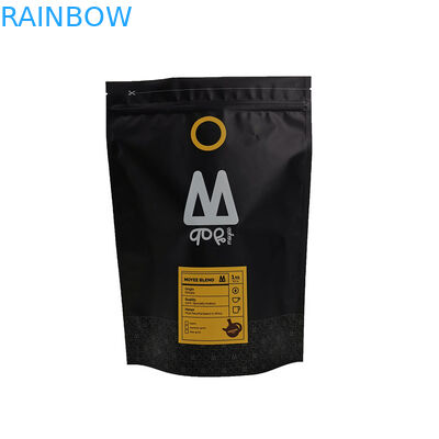 Preto levante-se o tamanho personalizado saco de empacotamento do café K do PE do MOPP VMPET do malote do chá