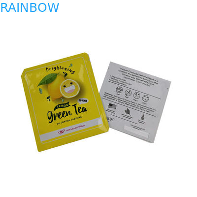 O empacotamento Resealable da folha de alumínio ensaca a embalagem cosmética da máscara protetora de Matt/de Mylar revestimento lustroso