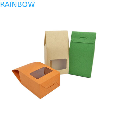 Parte inferior lisa de empacotamento de dobramento da caixa do cartão do costume para o presente de casamento do Natal