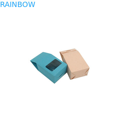 Parte inferior lisa de empacotamento de dobramento da caixa do cartão do costume para o presente de casamento do Natal