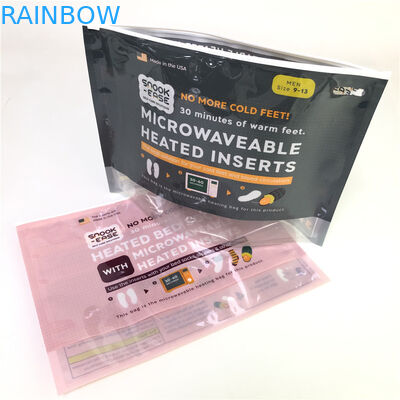 Levante-se a espessura biodegradável da impressão feita sob encomenda 120-180 Mic dos sacos da micro-ondas do zíper