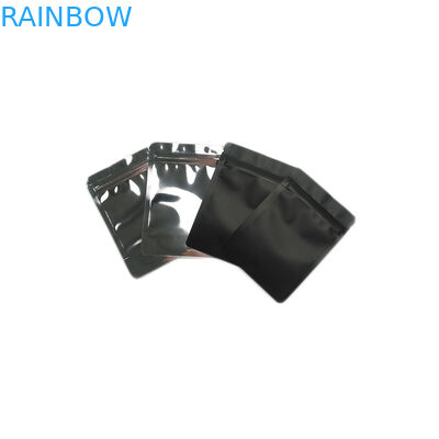 Malotes plásticos de superfície do resíduo metálico que empacotam o saco pequeno do zíper da folha de alumínio para o alimento