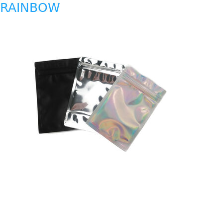 Resíduo metálico lateral de empacotamento do malote do selo do saco três do produto comestível da prova do cheiro com zíper