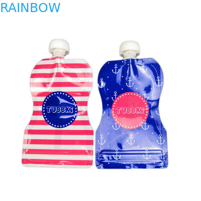 Sacos reusáveis do bico que empacotam a bebida que bebe o malote líquido plástico personalizado impresso