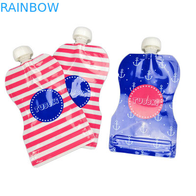 Malote do bico dos materiais do alimento que empacota o armazenamento líquido do café do leite do vinho da bebida