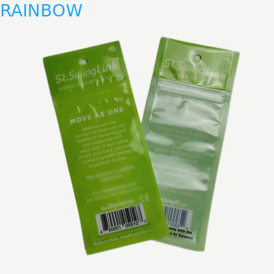 Três superiores selados lado do zíper do envoltório do alimento natural do saco da parte dianteira de Tansparent personalizados