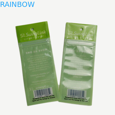 Três superiores selados lado do zíper do envoltório do alimento natural do saco da parte dianteira de Tansparent personalizados