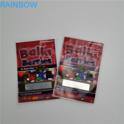 Malotes plásticos do saco do zíper que empacotam a embalagem de Gummies do urso dos doces das cookies do cânhamo CBD