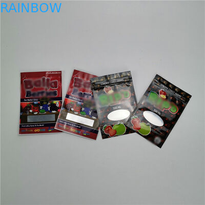 Malotes plásticos do saco pequeno que empacotam a embalagem gomosa industrial orgânica do cânhamo CBD de 100%