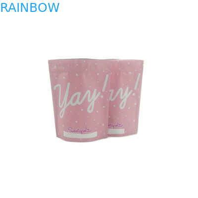 Os malotes plásticos Resealable que empacotam o Ziplock Shinny natural esfregam a impressão do Gravure dos sacos