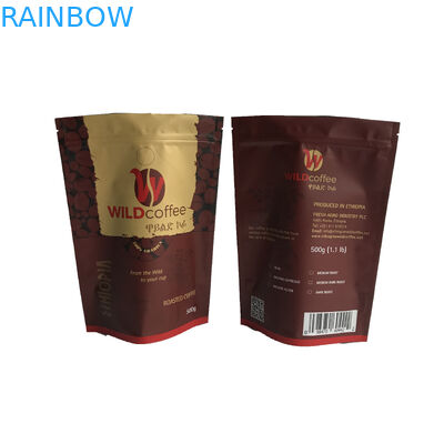 Malote da folha da folha de alumínio que empacota a superfície Ziplock de Matt dos sacos de Mylar do café de Doypack