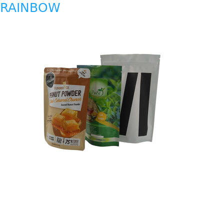 Embalagem laminada Ziplock durável do pó do suplemento ao amendoim da folha de alumínio dos sacos de Mylar