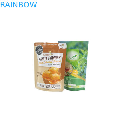 Embalagem laminada Ziplock durável do pó do suplemento ao amendoim da folha de alumínio dos sacos de Mylar