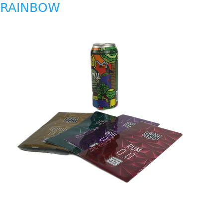 A garrafa do psiquiatra do calor da impressão deslocada etiqueta o animal de estimação/Pvc projeto personalizado flexível