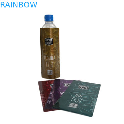 A garrafa do psiquiatra do calor da impressão deslocada etiqueta o animal de estimação/Pvc projeto personalizado flexível