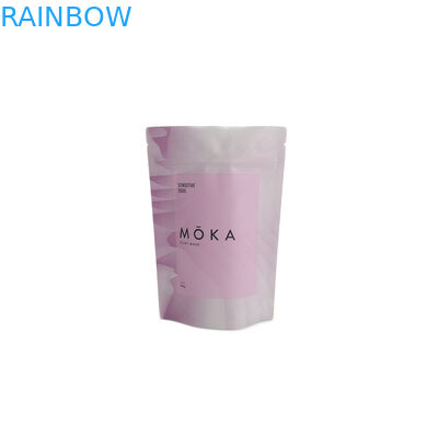 Logotipo feito sob encomenda Ziplock de empacotamento do material plástico dos sacos da folha biodegradável do chá do café