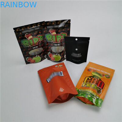 Claros matte levantam-se o malote que empacota, parte superior resistente do zíper do saco da criança da prova do cheiro