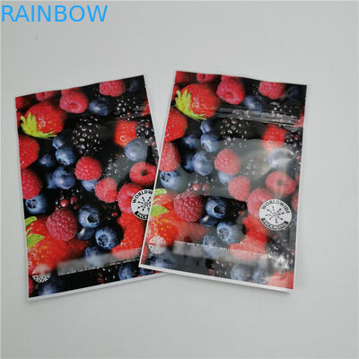 Da criança plástica matte do malote do zíper da cor do ouro sacos resistentes para o empacotamento de Gummies