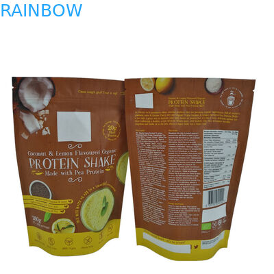 Saco do malote do zíper da folha de alumínio para o empacotamento do pó