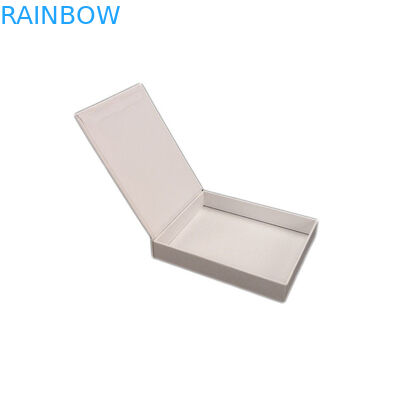 Joia que empacota a caixa de presente metálica do papel da laminação da tampa magnética