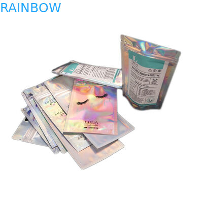 Saco dianteiro transparente do organizador da composição da impressão do Gravure do zíper