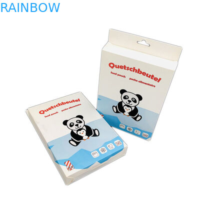 Caixa de empacotamento de papel do cartão dobrável do furo 350g do gancho