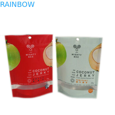 Malotes plásticos de folha de alumínio do ANIMAL DE ESTIMAÇÃO do furo do cair do produto comestível