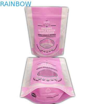 Empacotamento plástico dianteiro dos malotes plásticos do MOPP do fechamento do zíper