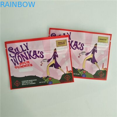 Gravure que imprime o saco liso do Ziplock da prova da criança 3.5g