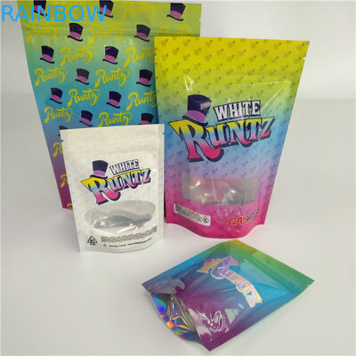 A erva daninha de CBD levanta-se o Gravure que imprime o empacotamento dos malotes plásticos