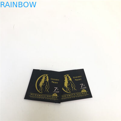 Empacotamento alinhado dos malotes plásticos de Mylar folha gomosa erval