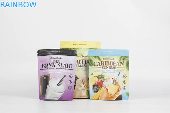 A banana lasca o empacotamento dos malotes plásticos do zíper VMPET