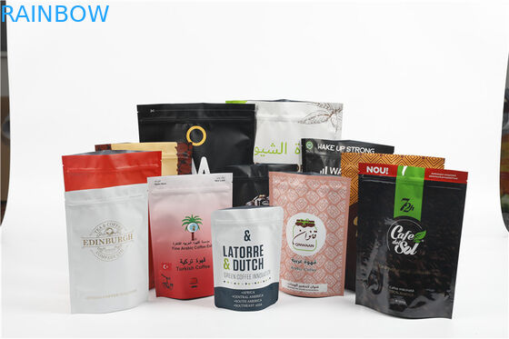 A banana lasca o empacotamento dos malotes plásticos do zíper VMPET