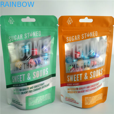 o filme holográfico de 3.5g 7g 14g levanta-se o empacotamento do malote