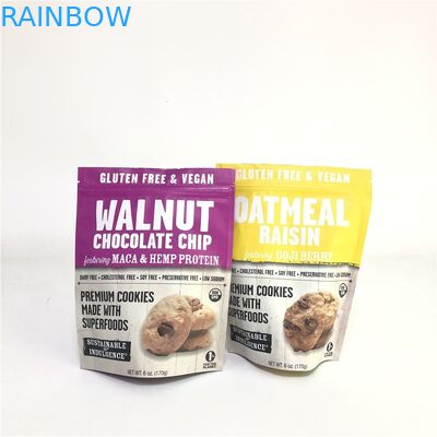 Personalizado levante-se o saco de empacotamento de Mylar do alimento do saco do caju da porca da cookie do produto comestível