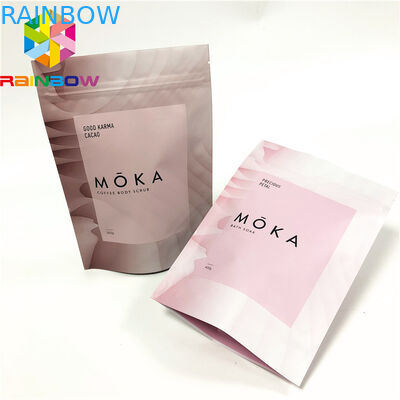 Sacos Ziplock pretos matte do empacotamento plástico da prova biodegradável de alta qualidade do cheiro