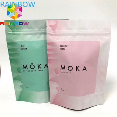 Sacos Ziplock pretos matte do empacotamento plástico da prova biodegradável de alta qualidade do cheiro